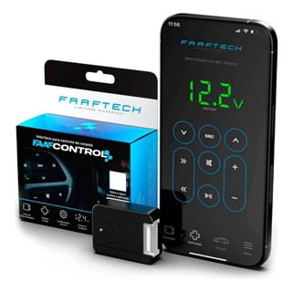 Interface Comando de Volante com Controle a Distância e Voltímetro Faafcontrol em Oferta na Shopee