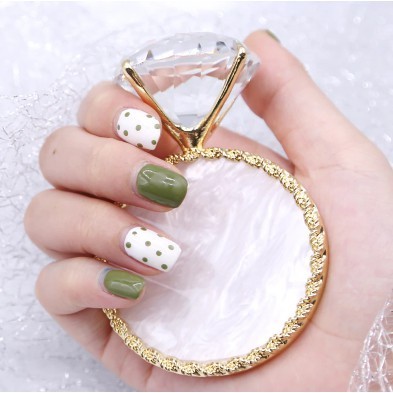 Suporte Prático Para Exibição De Unha PEDRA JADE CILIOS DIAMANTE Portátil &TopZemShop&
