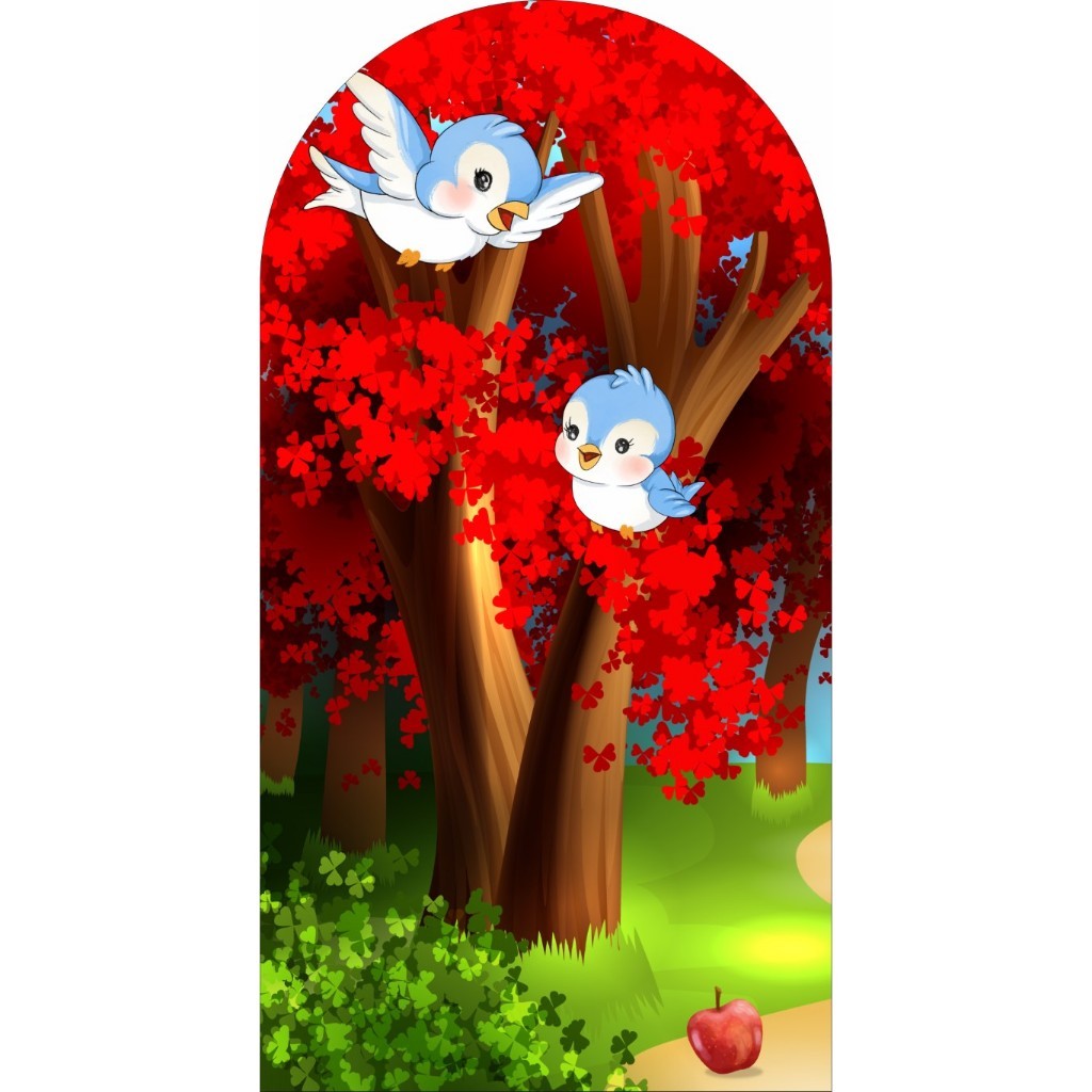 Branca de Neve + Painel Romano (com elástico na borda) 2x1m em Oferta na Shopee