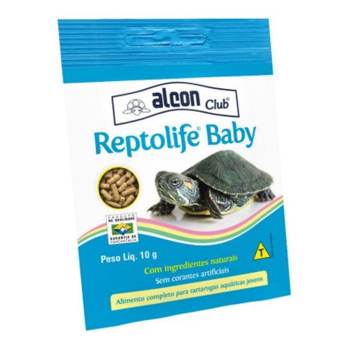 5 Unidades - Ração Alcon Reptolife Baby 10g