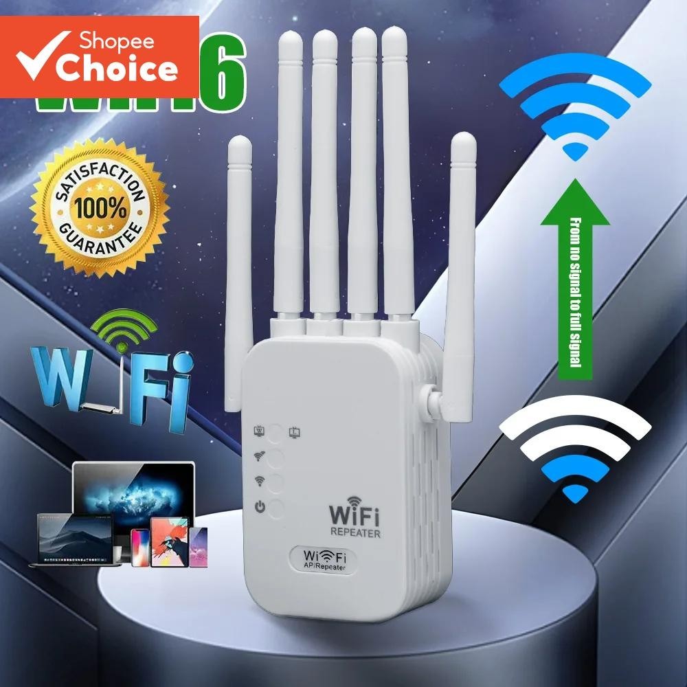 Repetidor Wi-Fi Sem Fio , 1200Mbps , Extensor De Alcance , Impulsionador De Sinal 2.4G , 5G , Amplificador De Rede De Ba