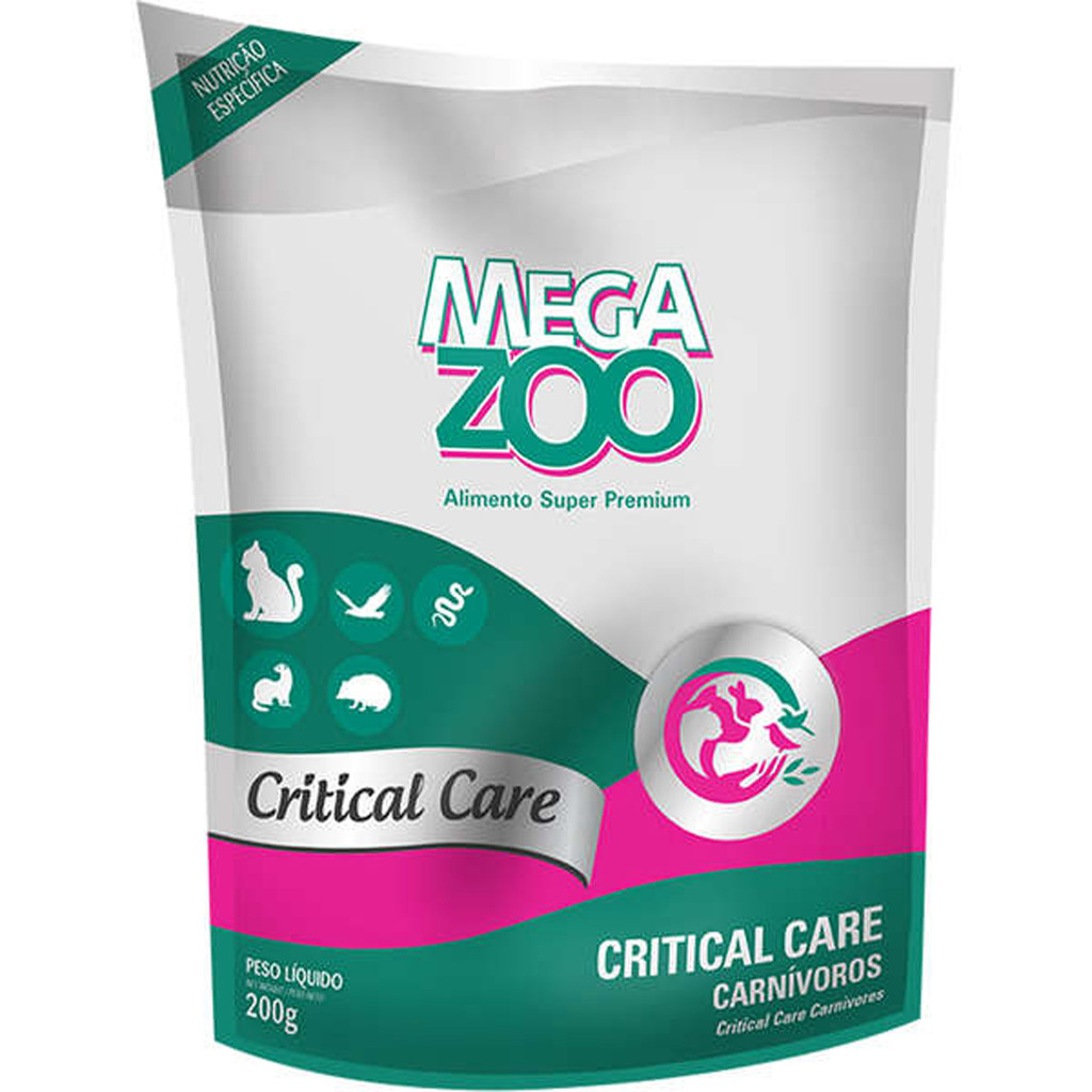 Ração Megazoo Critical Care Carnívoros - 200 g em Oferta na Shopee