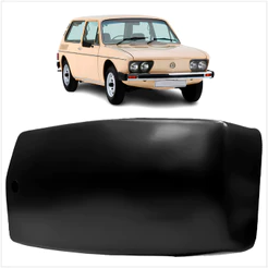 Polaina Ponteira Parachoque Dianteiro Preto Texturizado Brasilia Variant II 1978 a 1982