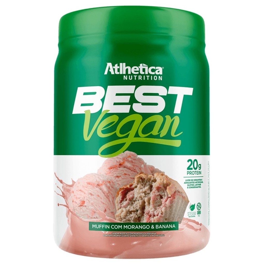 Proteína Vegana Best Vegan Whey Atlhetica 500g Sabores com Stevia