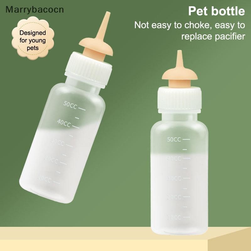 [MAR] Mamadeira Para Gatinhos De Estimação Alimentador De Mamilos Pode Espremer De Leite Líquido Cães Recém-Nascidos Fil