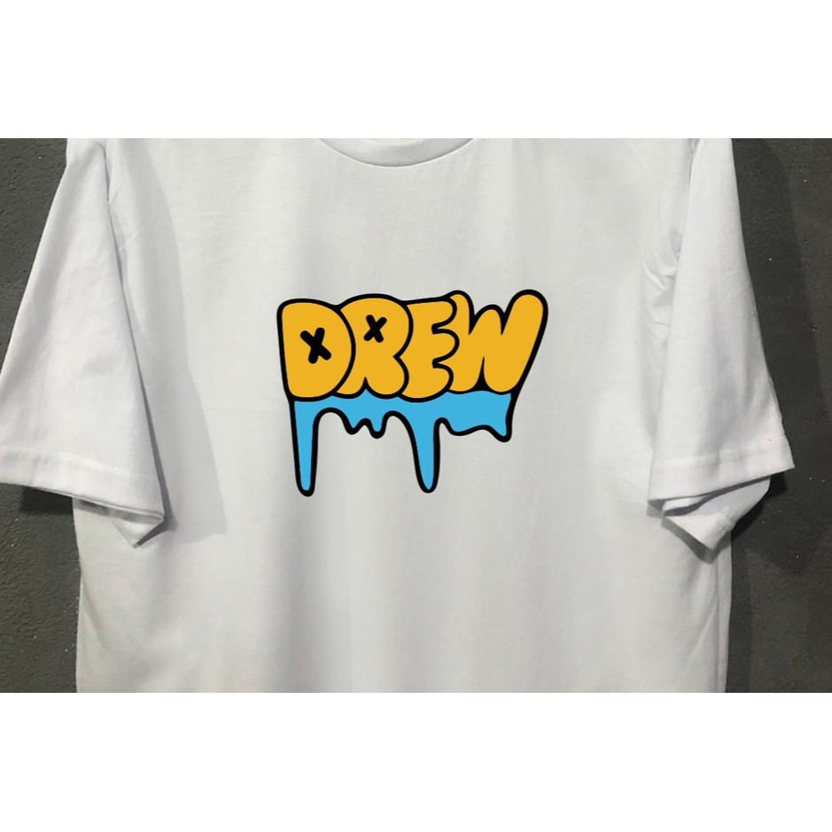 Camiseta Estampa Streetwear 100% Algodão Drew Lançamento 2025 Envio Rápido