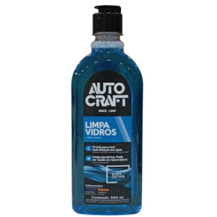 Limpa Vidros Autocraft 500ml – Limpeza Sem Manchas e Fácil Aplicação para Vidros Automotivos