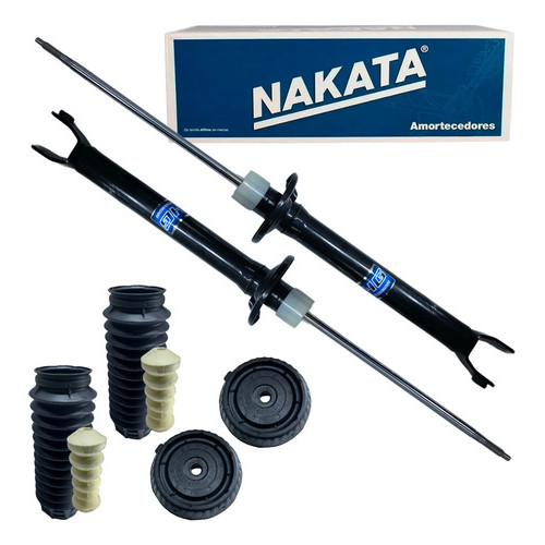 Par Amortecedor Traseiro Original Nakata + Kit Ka 1997 1998 1999 2000 2001 2002 2003 2004 2005 2006 2007