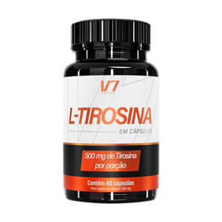 L-Tirosina 500mg – 60 Cápsulas | V7 Energy em Oferta na Shopee