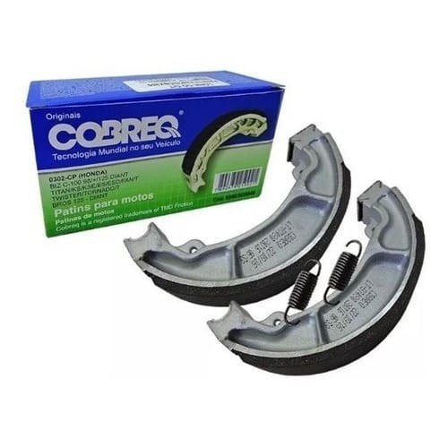 Lona Patim Freio Honda CG 160 FAN ESDi Traseira  – Cobreq  0302-CP em Oferta na Shopee