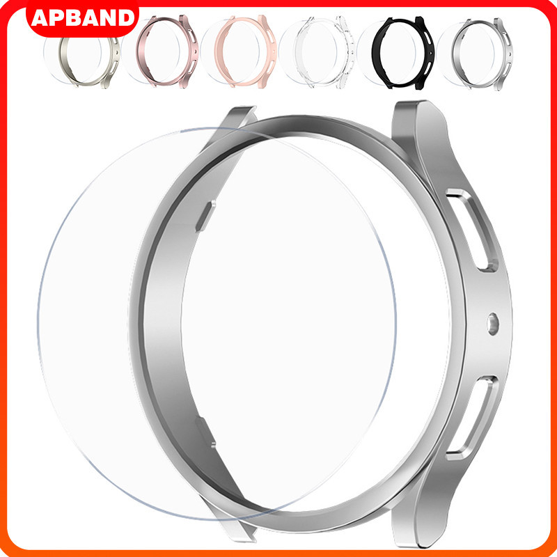 Capinha Capa Case PC Película Com Vidro De Relógio Para Samsung Galaxy Watch 6 40mm 44mm Watch 6 Classic 43mm 47mm
