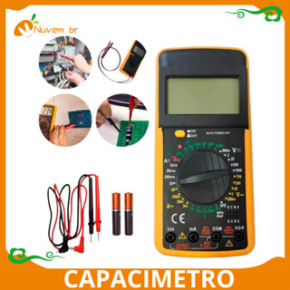 Multimetro Digital Com Capacimetro Portátil Profissional Display Lcd Original BOOM-6007 em Oferta na Shopee