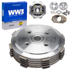Embreagem Completa Honda Titan Fan Bros 125 150 2004 2005 2006 Moto
