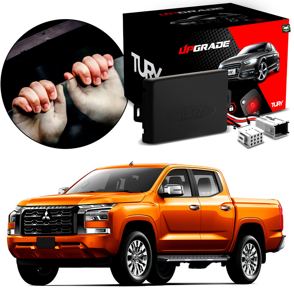 Módulo Vidro Eletrico 4 Portas Mitsubishi L200 2025 Tury