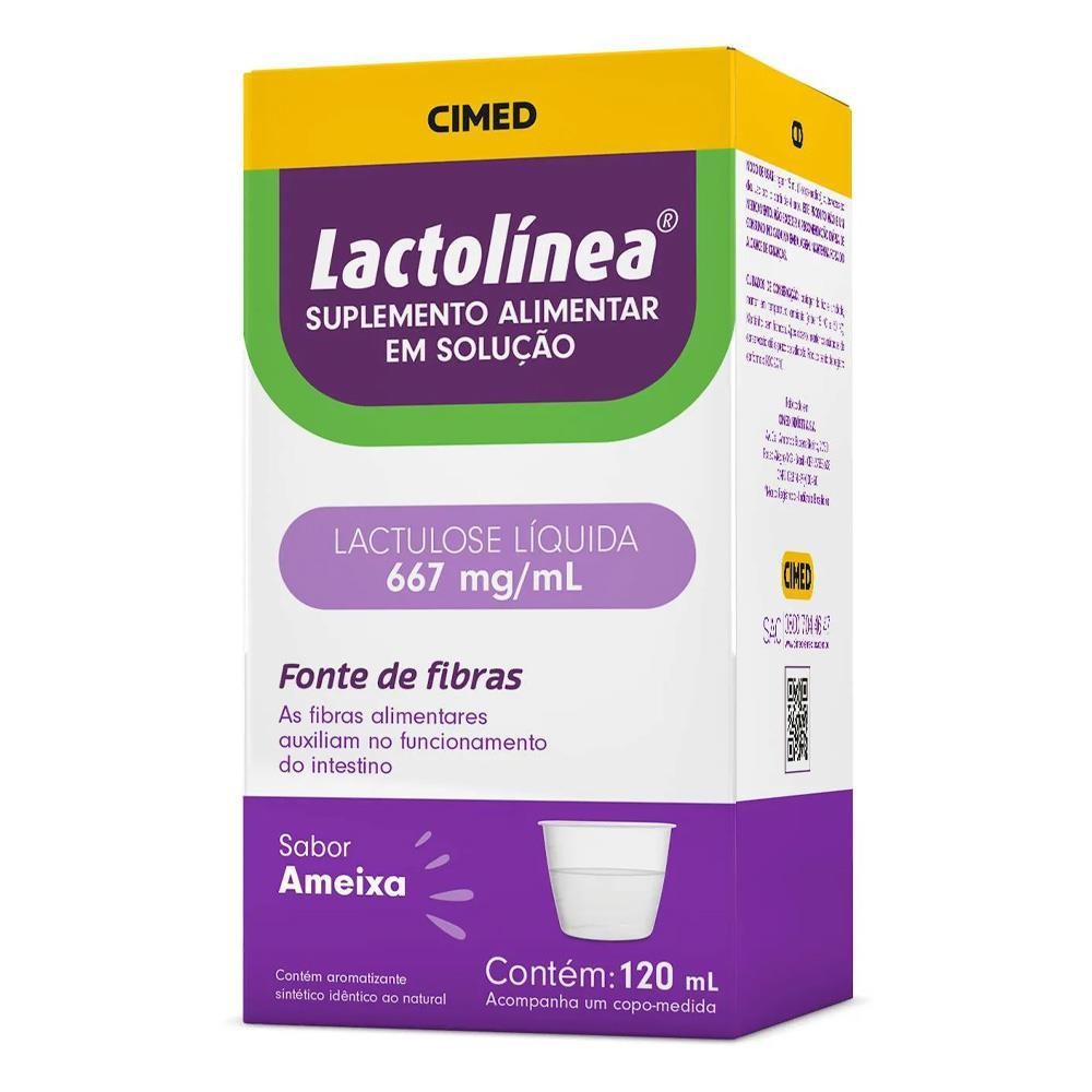 LACTOLÍNEA LACTULOSE LÍQUIDA SABOR AMEIXA COM 120ML em Oferta na Shopee