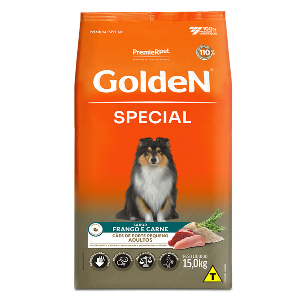 Ração Golden Special 15 kg Cães Adultos Porte Pequeno Frango E Carne em Oferta na Shopee