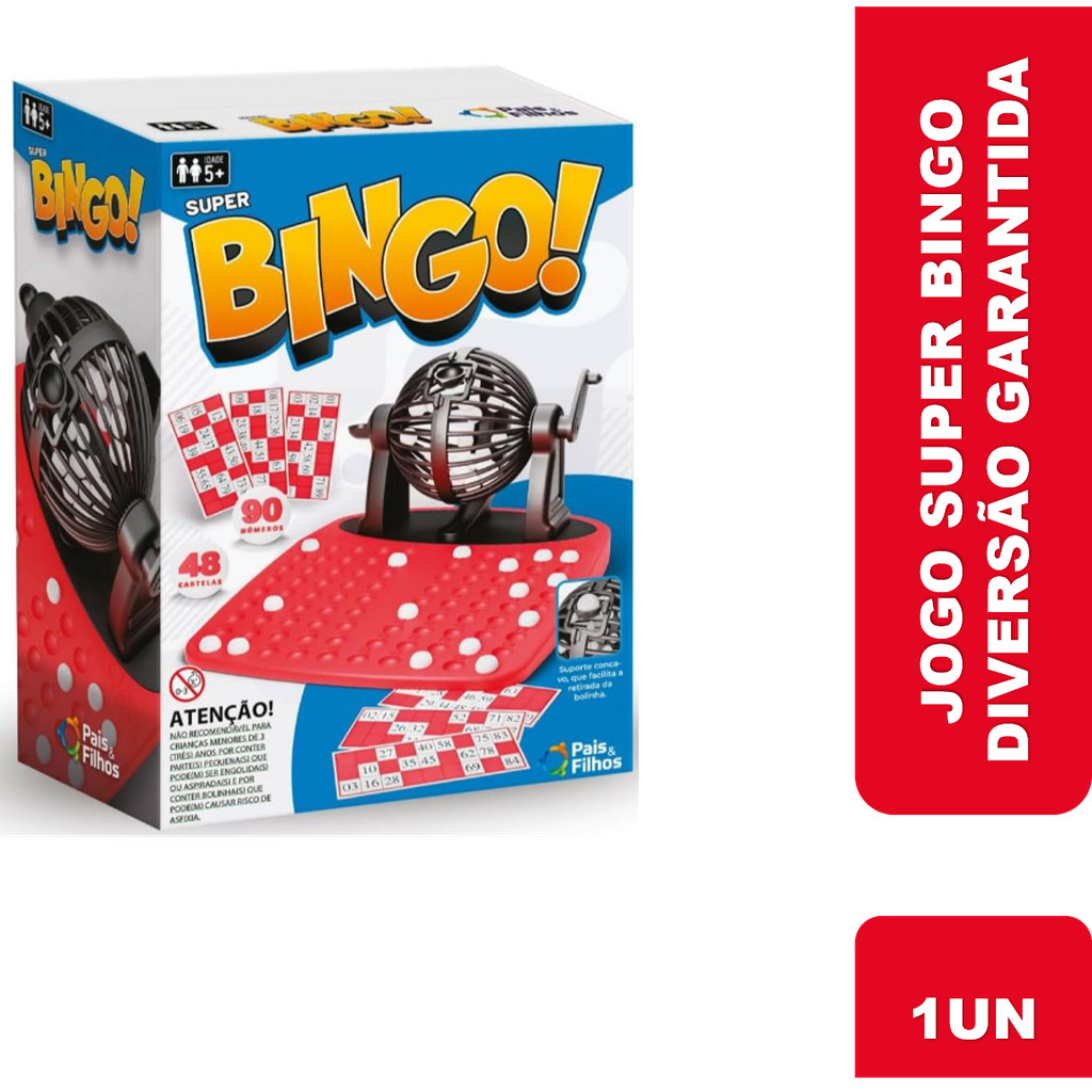 Super Bingo Pais e Filhos Diversão Garantida