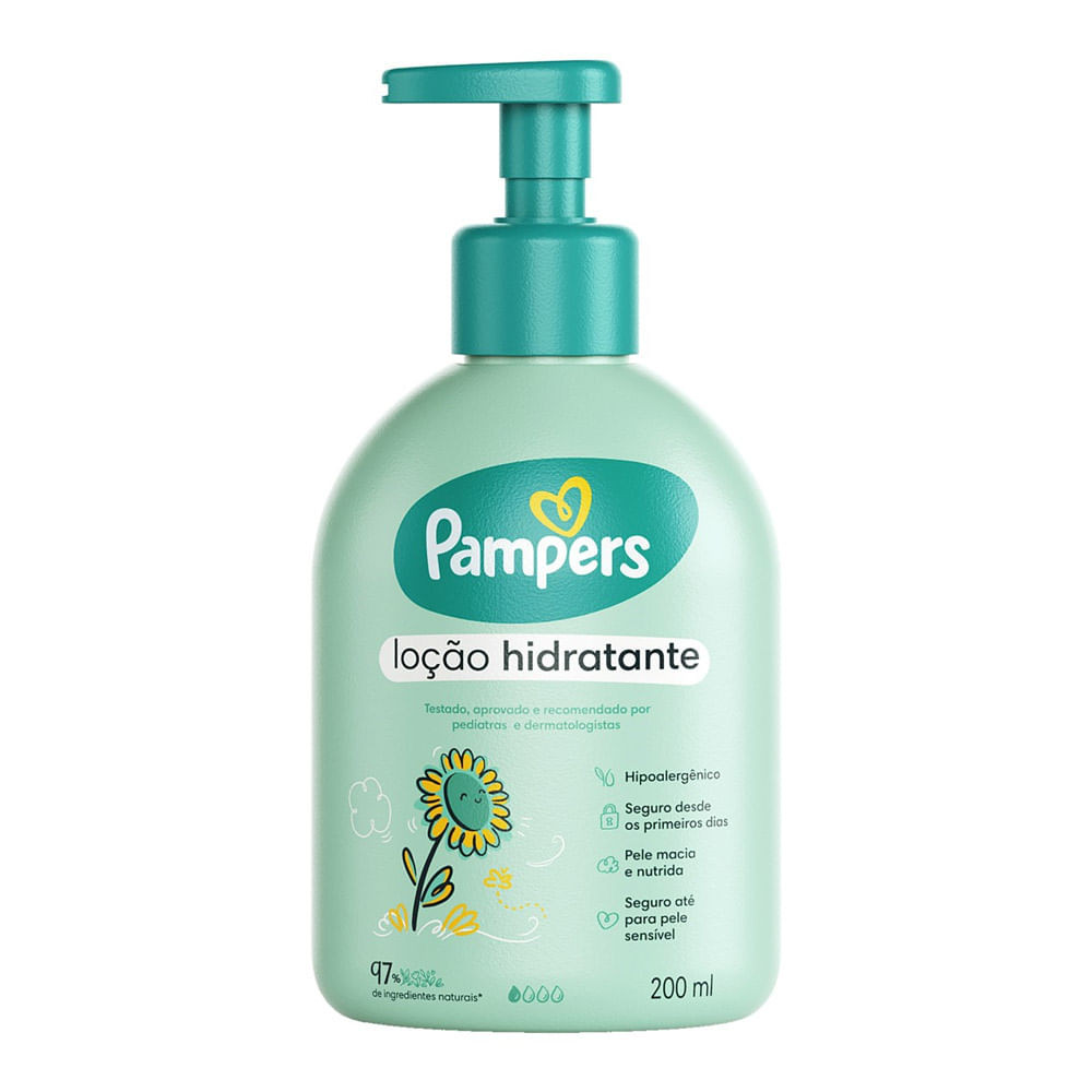 Loção Hidratante Infantil Pampers 200ml - Mom & Baby