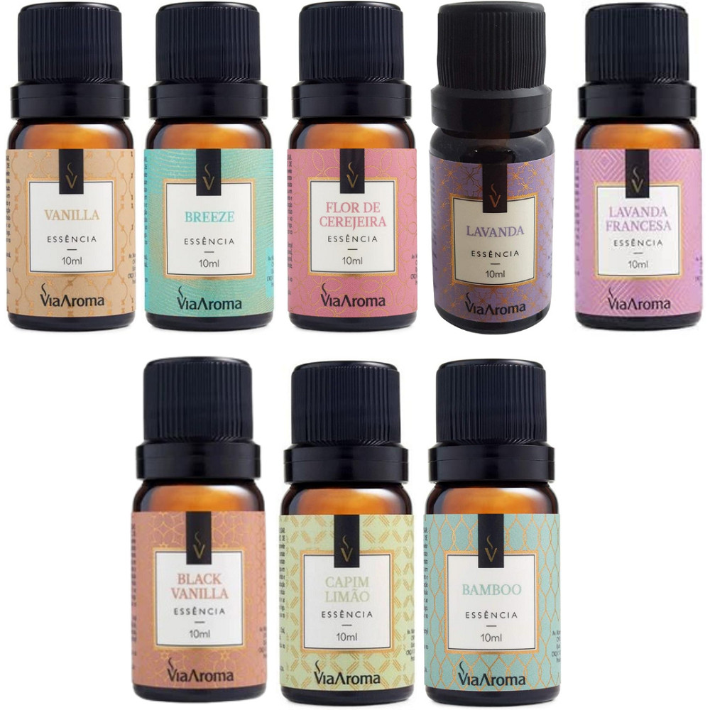 Essência Via Aroma 10ml para Aromatizador Elétrico | Aromaterapia - Escolha a Sua! em Oferta na Shopee