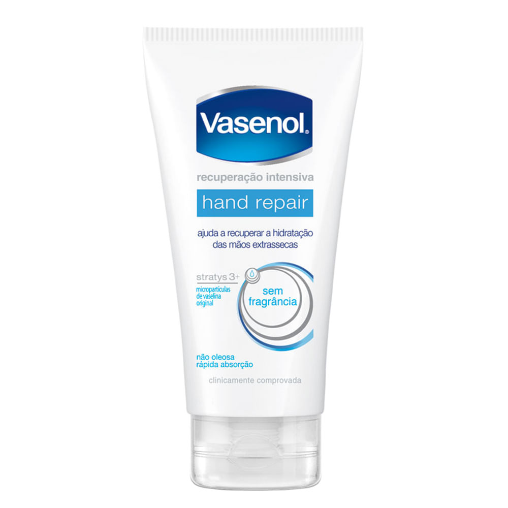 Loção Hidratante Vasenol Recuperação Intensiva Hand Repair com 75ml - Beauty