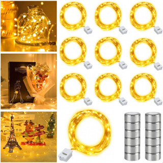 Fio Fada Cordão Luz Decoração Luzes Pisca 2m 20 Leds Para Árvore De Natal Casamento Ex Decor em Oferta na Shopee