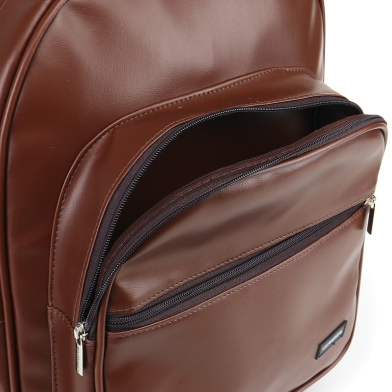 Mochila Essential Marrom Cacau — imagem 2 de 2