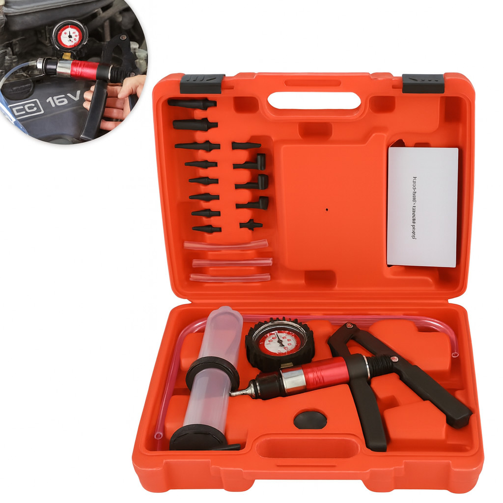 Kit Bomba P/ Manutenção e Sangria De Freio Pressão Vácuo com Maleta em Oferta na Shopee