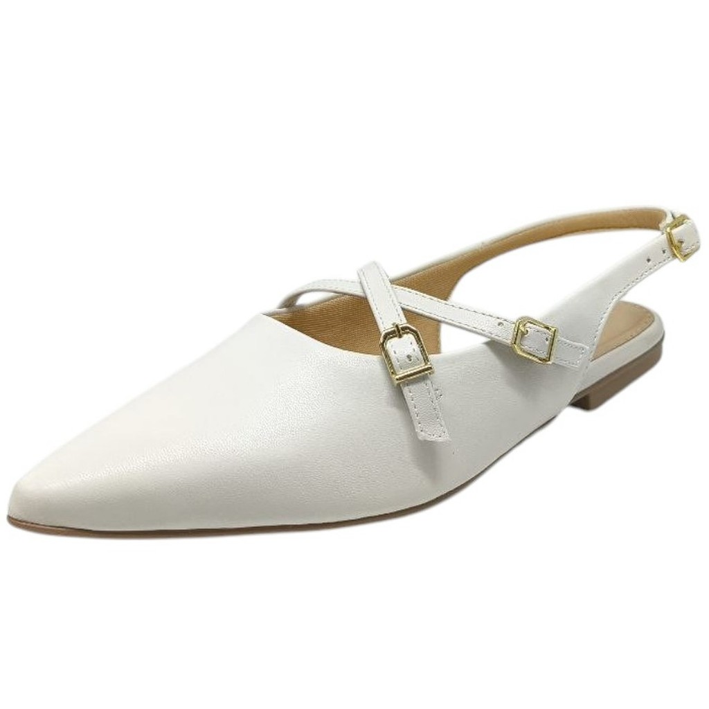 Sapatilha Feminina Conforto Slingback Elegante Sua Cia