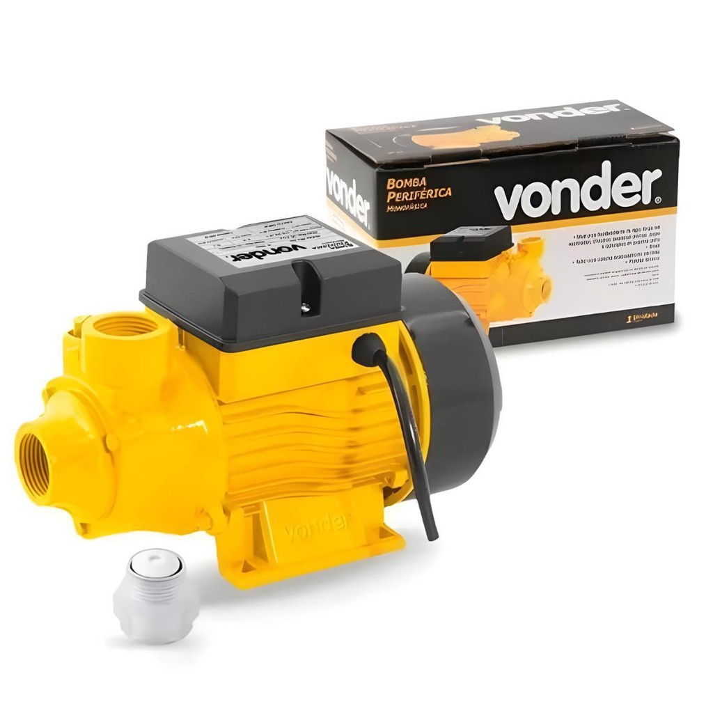 Bomba D'agua Periférica 1/2cv Bi-volt 127/220v Vonder BPV375 em Oferta na Shopee