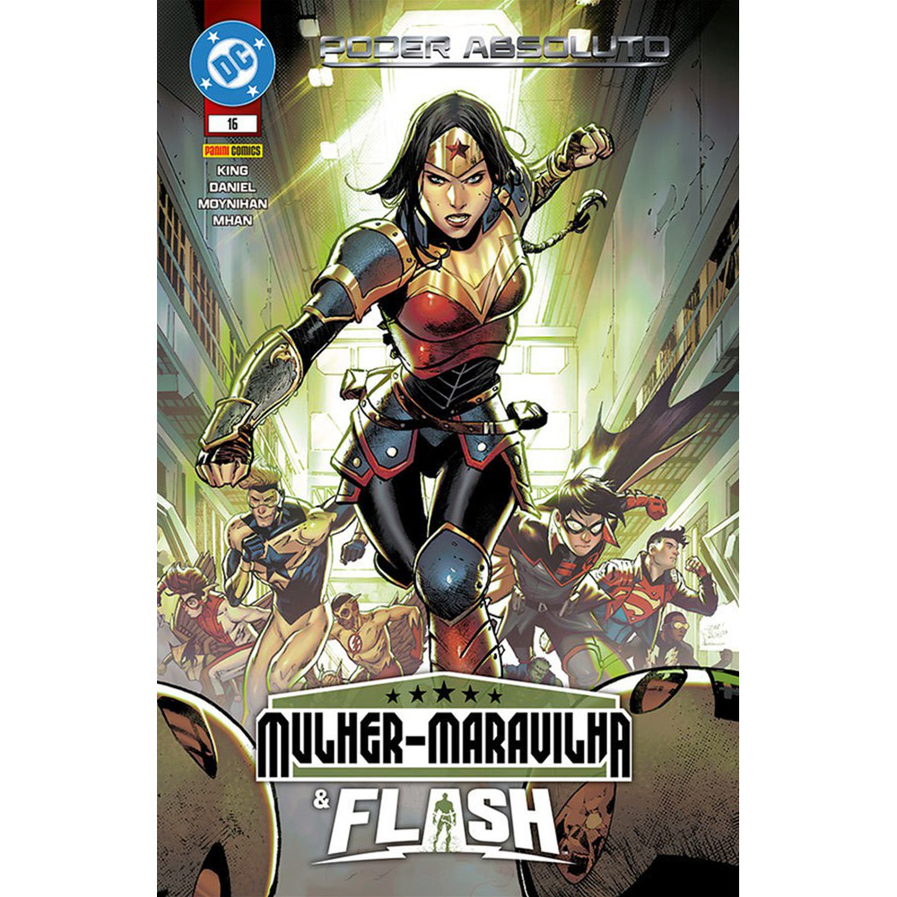Capa do livro DC - Mulher-Maravilha/Flash 16 - Novo/Lacrado - Editora Panini -