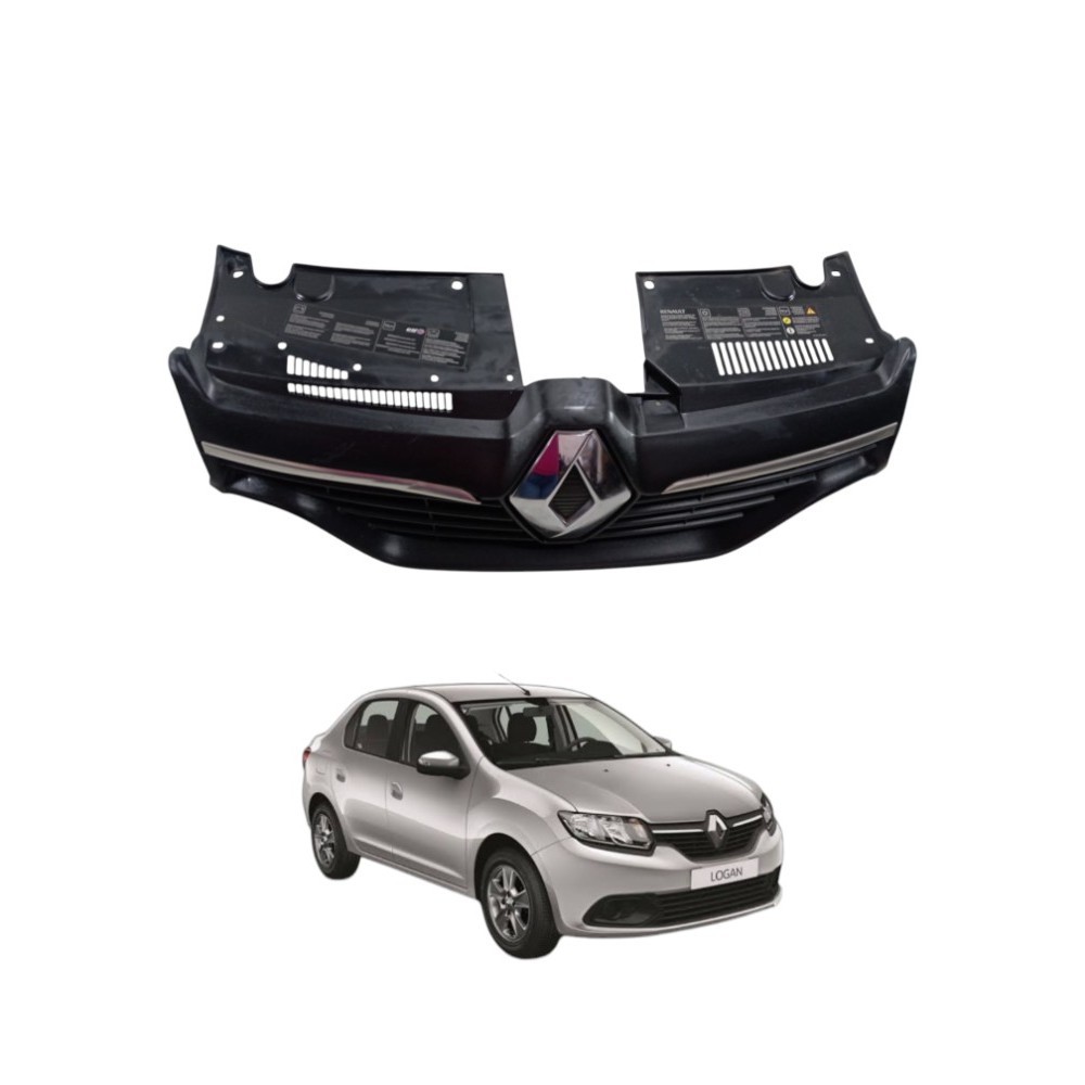 Grade Parachoque Dianteiro Renault Logan 1.0 16v 2014 2017