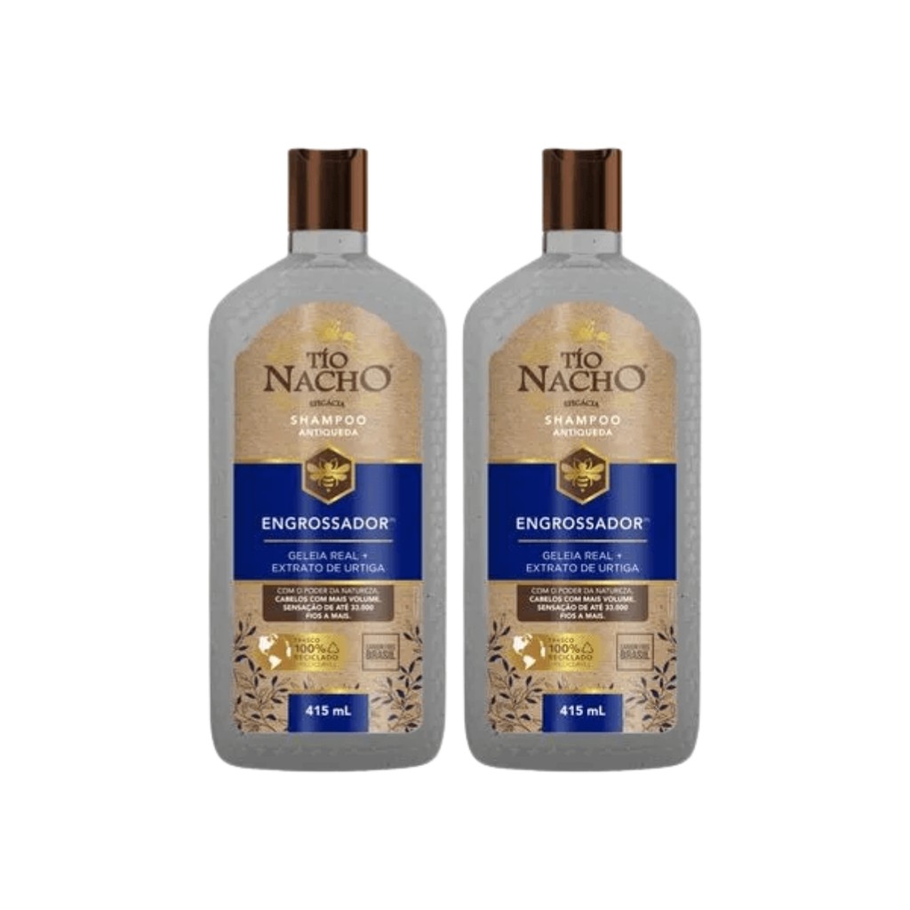 Kit 2 Shampoos Tio Nacho Engrossador