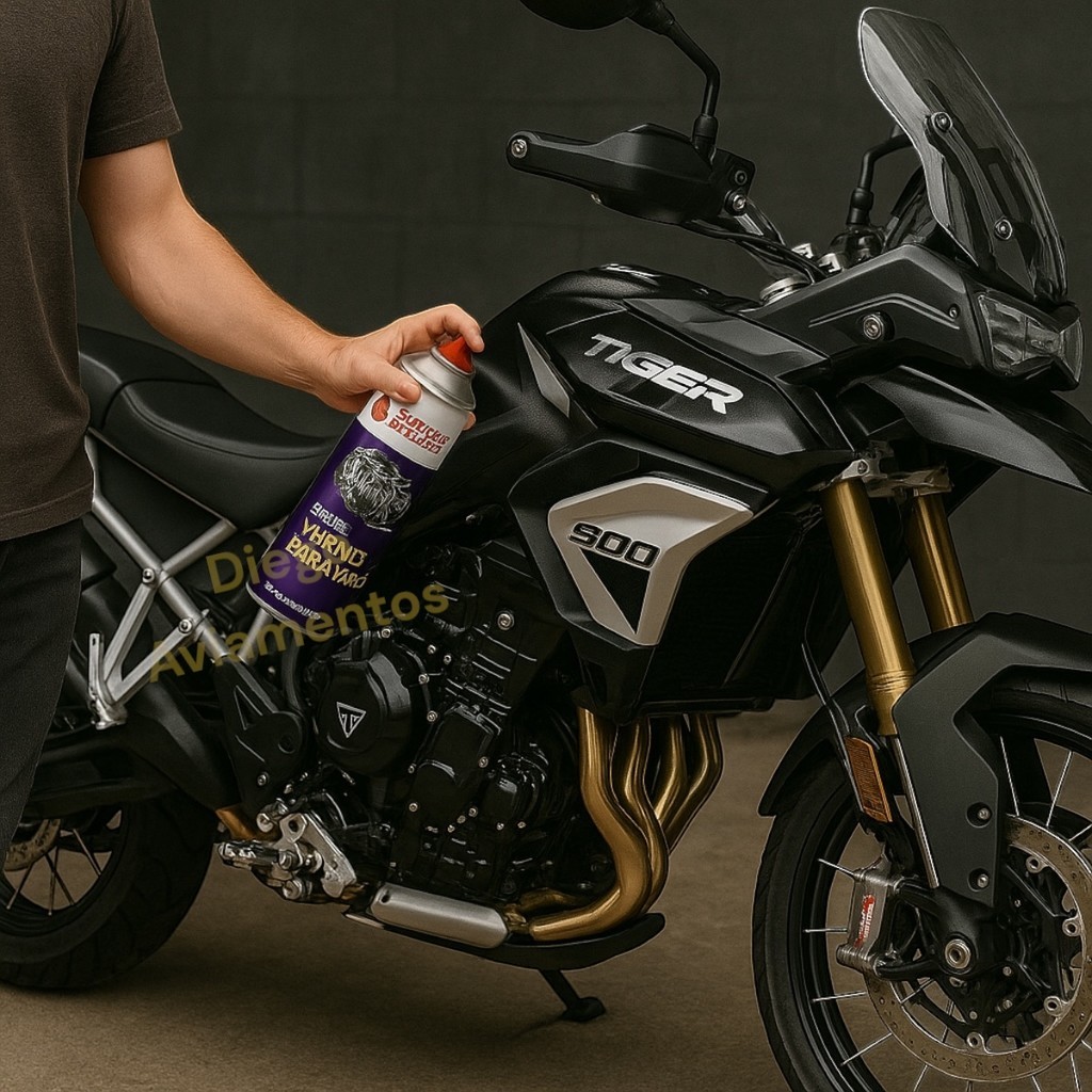 Verniz de Motor de moto e carro Silicones Paulista 300ml / 180g