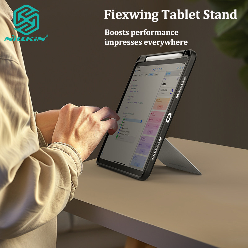 Suporte Para Tablet NIllkin iPad 9.7-11 Polegadas Tablets Portáteis Base Ajustável De Couro Premium - Mobile & Gadgets