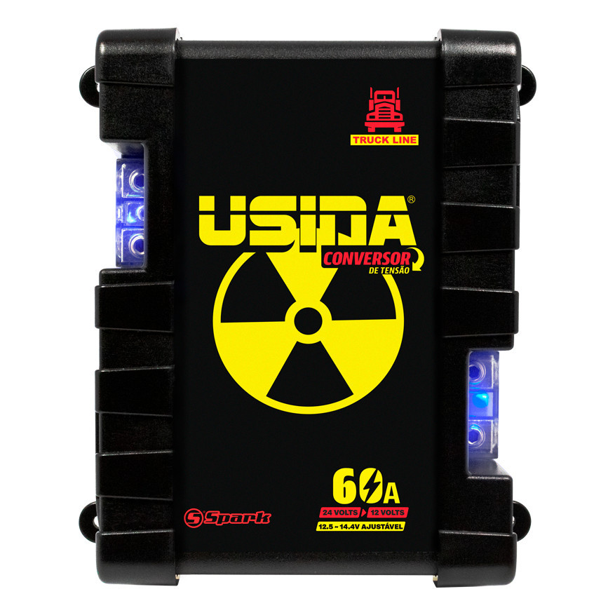 Conversor Usina Redutor De Tensão 60a 24v Para 12v