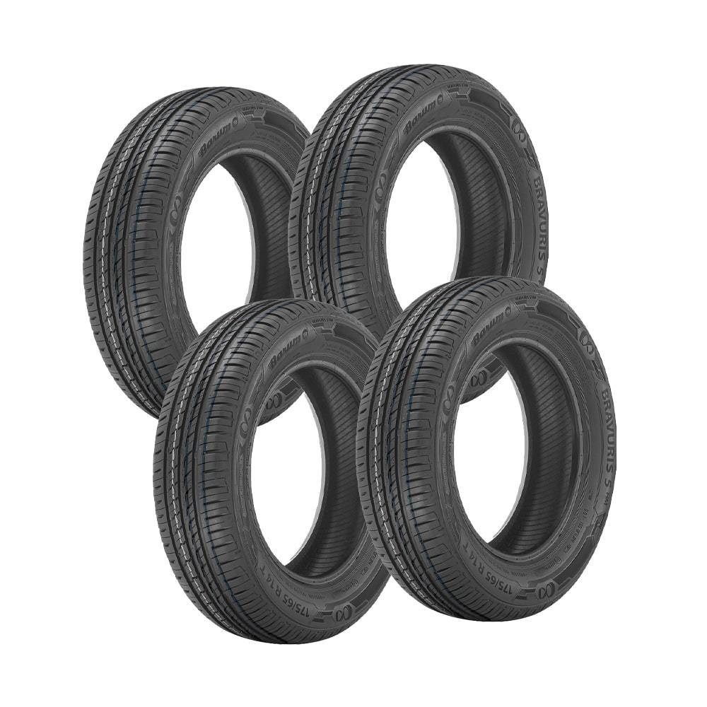 Jogo 4 Pneus Barum by Continental Aro 14 Bravuris 5HM 185/70R14 88H