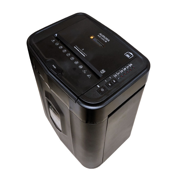 Fragmentadora de Papel Automática Aurora AS120CM 110V partículas 4x12mm 120 folhas automático e 10 manual