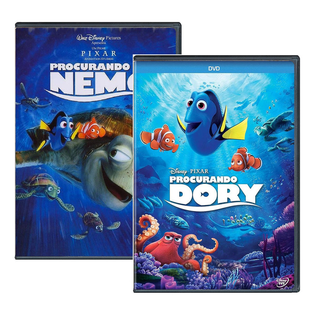 Dvd Procurando Nemo E Procurando Dory 2 Dvd