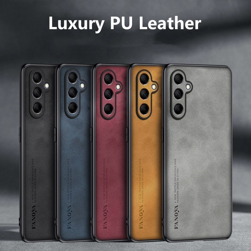 Capa De Couro Para Telefone Samsung Galaxy M35 M15 M55 5G M14 M34 M54 M23 M33 M5