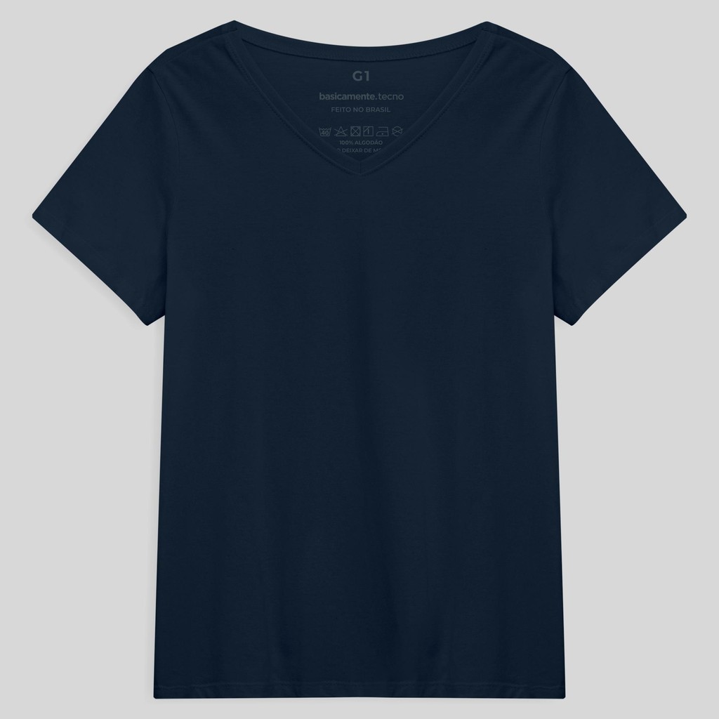 Tech T-Shirt Impermeável Gola V Plus Size Feminina em Oferta na Shopee