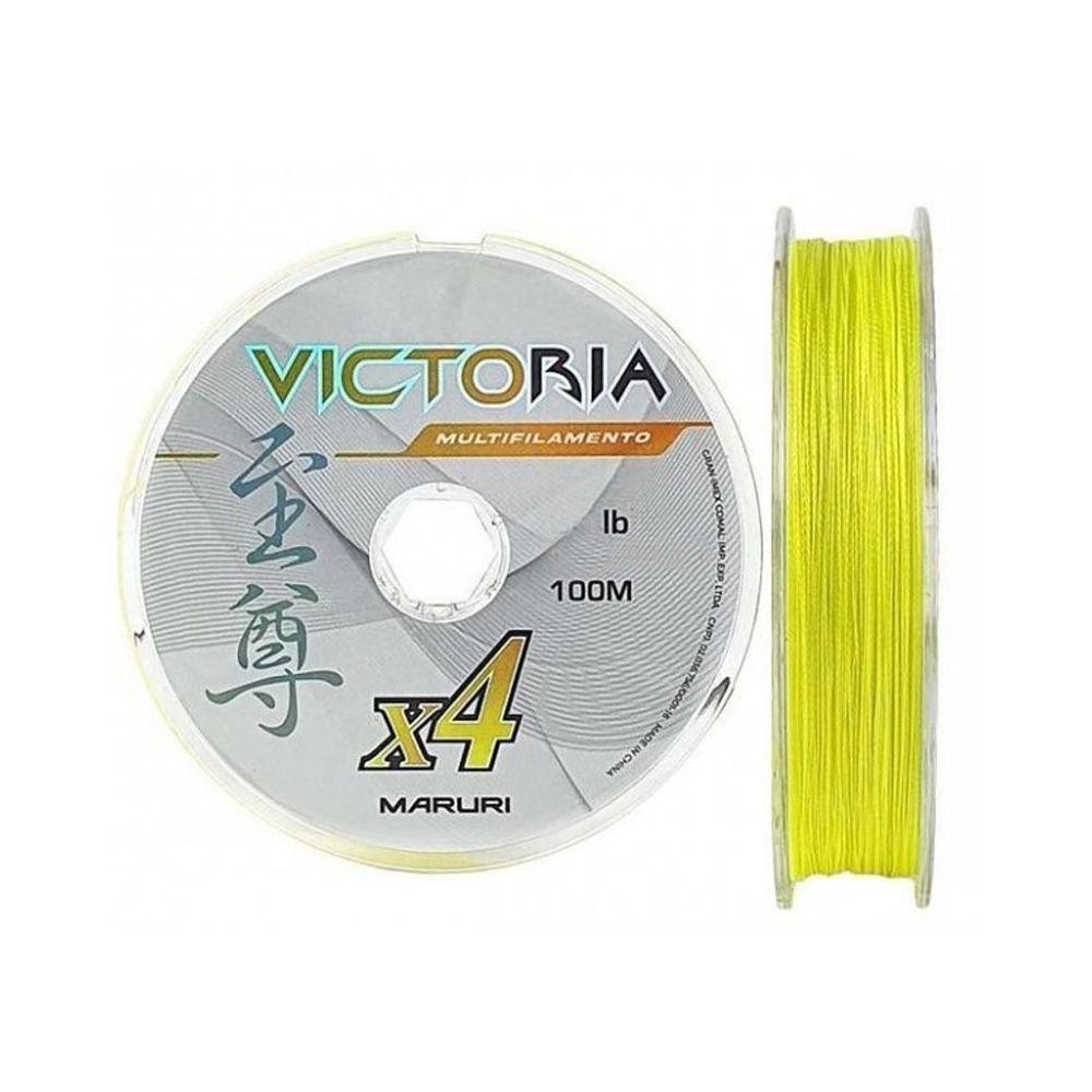Linha Multifilamento Victoria 4x 100mts Amarelo - Maruri 0,50mm em Oferta na Shopee