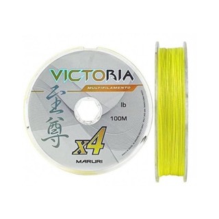 Linha Multifilamento Victoria 4x 100mts Amarelo - Maruri 0,50mm em Oferta na Shopee