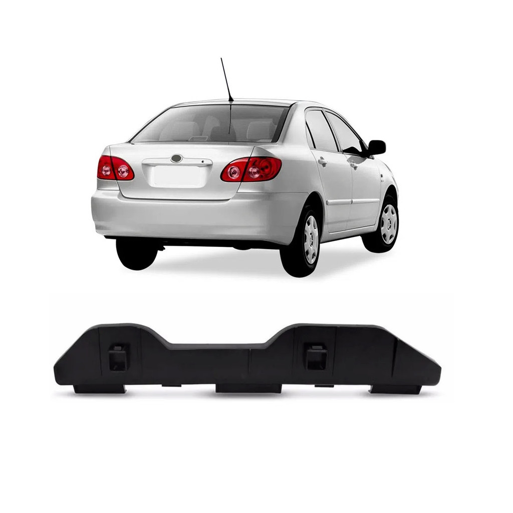 Guia Suporte Parachoque Traseiro Corolla 2003 2004 2005 2006 2007 Lado Esquerdo Motorista