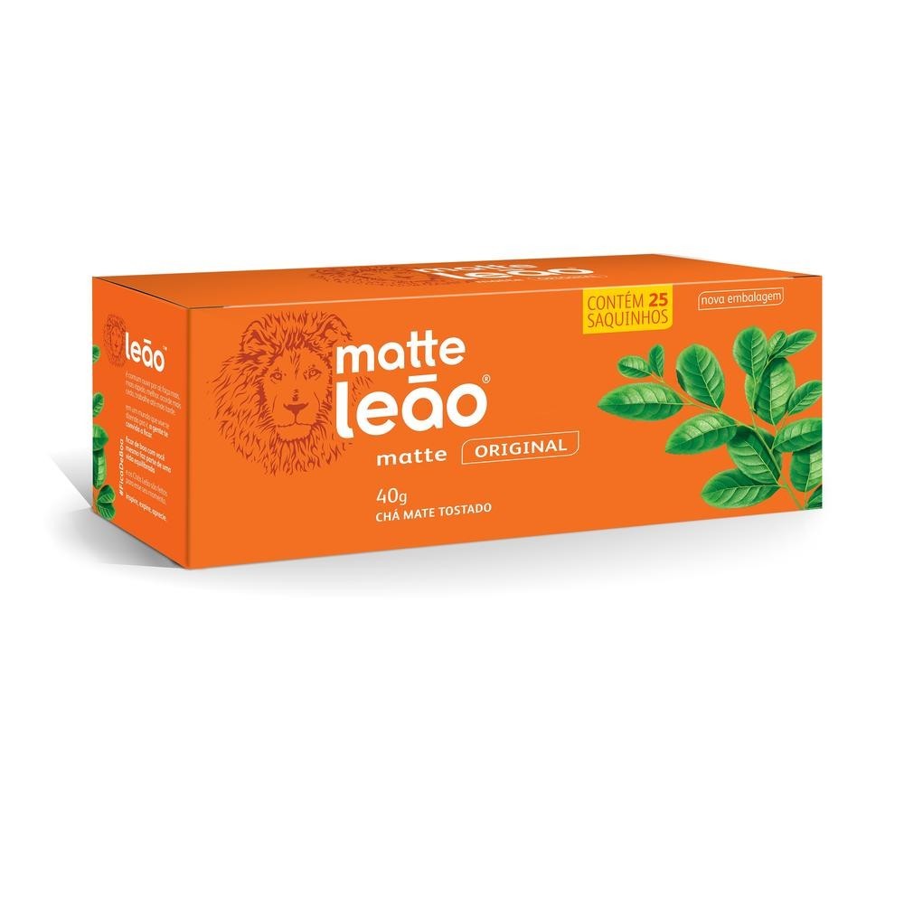 Chá Matte Natural Leão 25 Sachês