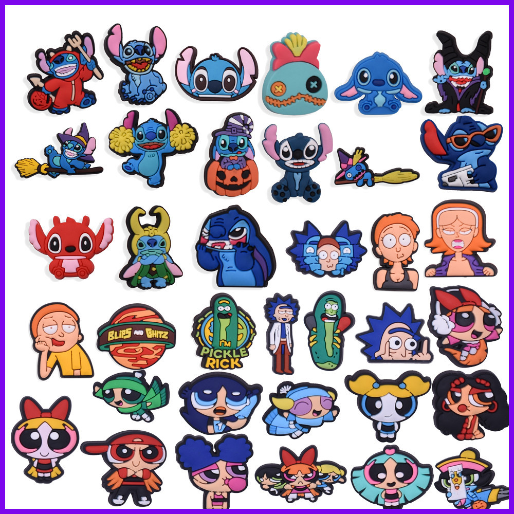 Sapato Encantos Decorações Pinos Ponto Meninas Superpoderosas Abominação Animação DIY Sapatos Charme Botão em Oferta na Shopee