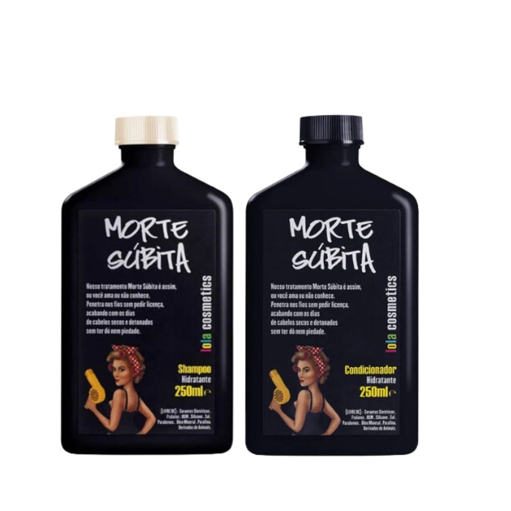 Lola Cosmetics Kit Shampoo Liquido e Condicionador Morte Subita 2x250ml em Oferta na Shopee