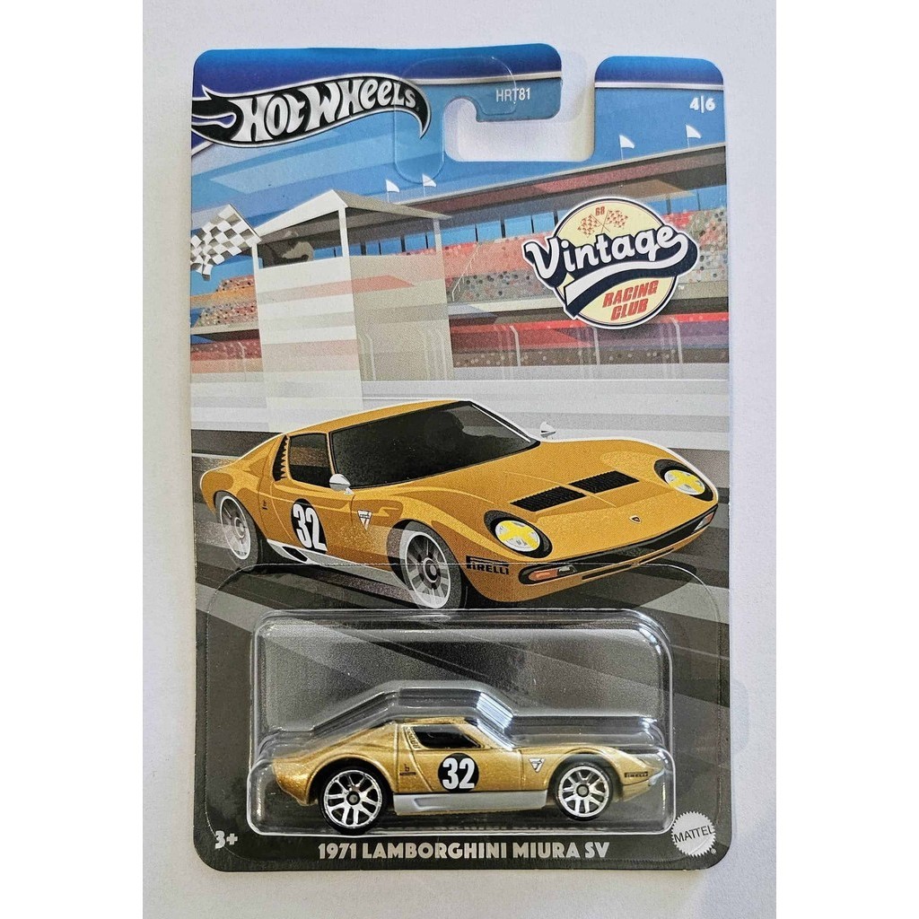 Hot Wheels Vintage Racing Club - 1971 Lamborghini Miura SV