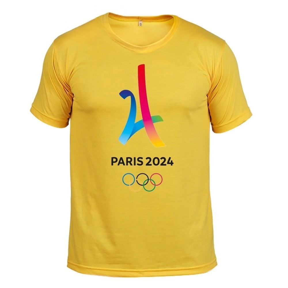 NOVA Camisa Camisetas Olimpíadas Paris 2024 brasil Lançamento camisa camiseta Unissex Olimpíadas 2024 ENVIO NO MESMO DIA