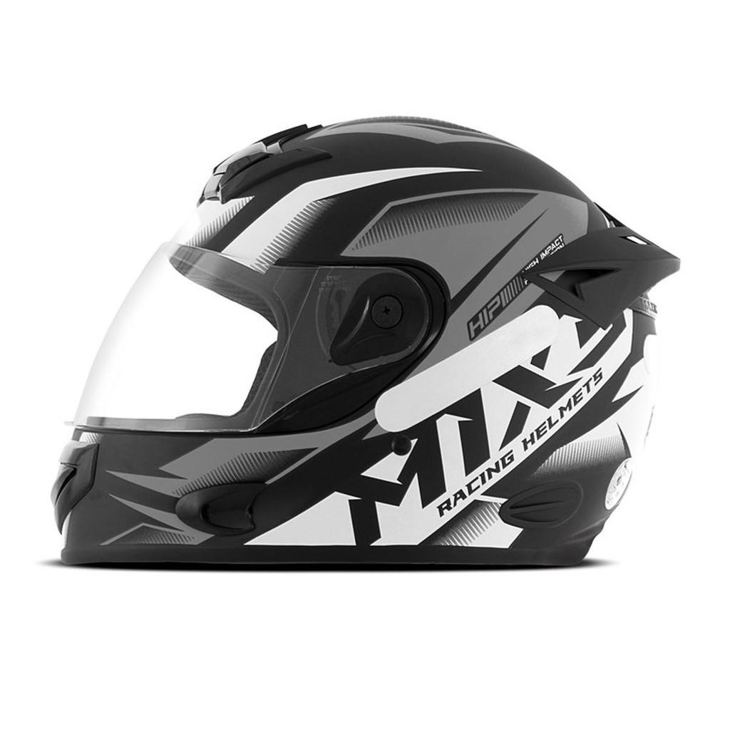 Capacete Moto Masculino E Feminino Fechado MX2 Storm Fosco Mixs Viseira Cristal Oferta