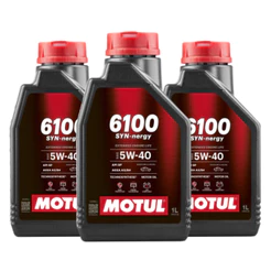 KIT 3 LITROS ÓLEO MOTUL 6100 SYN-NERGY 5W-40 AUTO